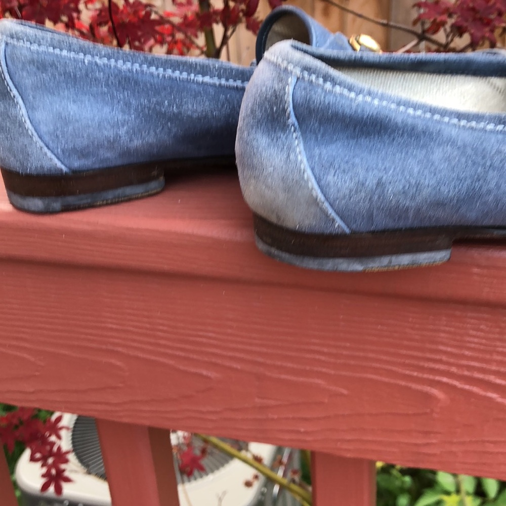 Gucci blue velvet women shoes size 36 - Picture 6 of 6